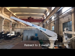 4m Telescopic Radio Remote Control CCS Ship Deck Cranes