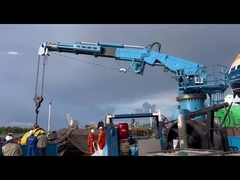 OUCO 0.9T21.6M Telescopio Knuckle Boom Gru offshore