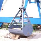 Sand Handling Bulk Cargo 2 Rope Clamshell Grab Bucket